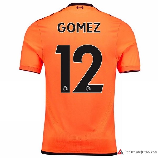 Camiseta Liverpool Tercera equipación Gomez 2017-2018